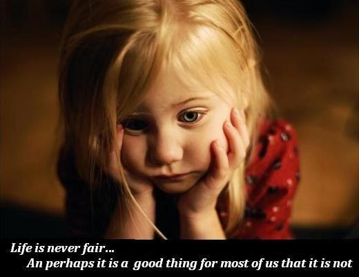 women know life is not fair