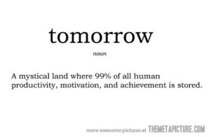 procrastination