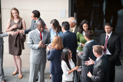 women networking