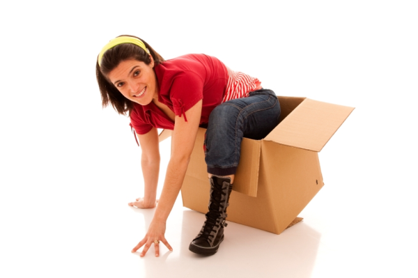 woman thinking out-of-the-box