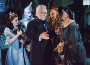 Dorothy, her friends and the wizard